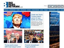 Tablet Screenshot of bignewsnetwork.com